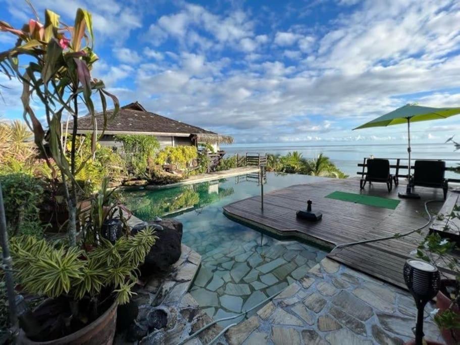 Tehuarupe Surf Studios Haapiti Bagian luar foto